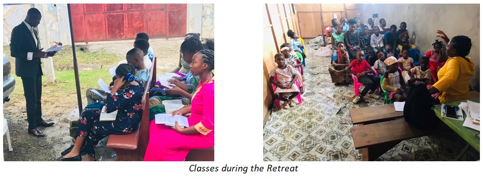 Classes during the Retreat