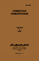 CHRISTIAN FORGIVENESS