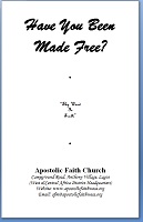 Have You Been Made Free?