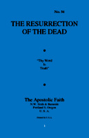 THE RESURRECTION OF THE DEAD