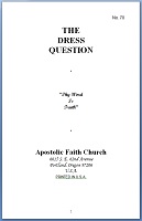 THE DRESS QUESTION